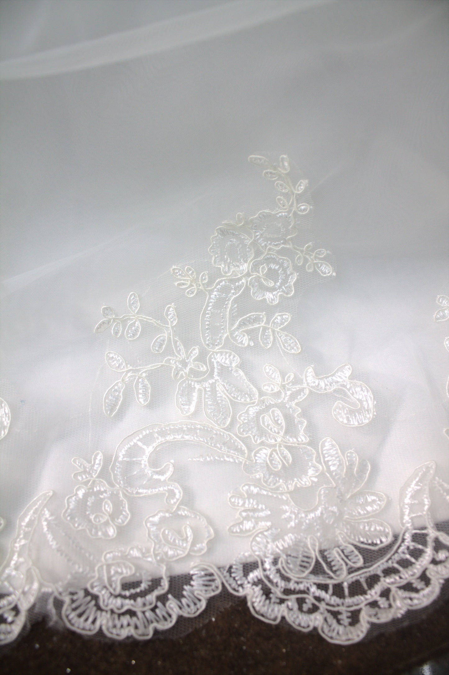 "Luxury Lace Wedding Dress – Full-Length Train, Sheer Detailing & Classic Silhouette-White Gown" Product code-2017