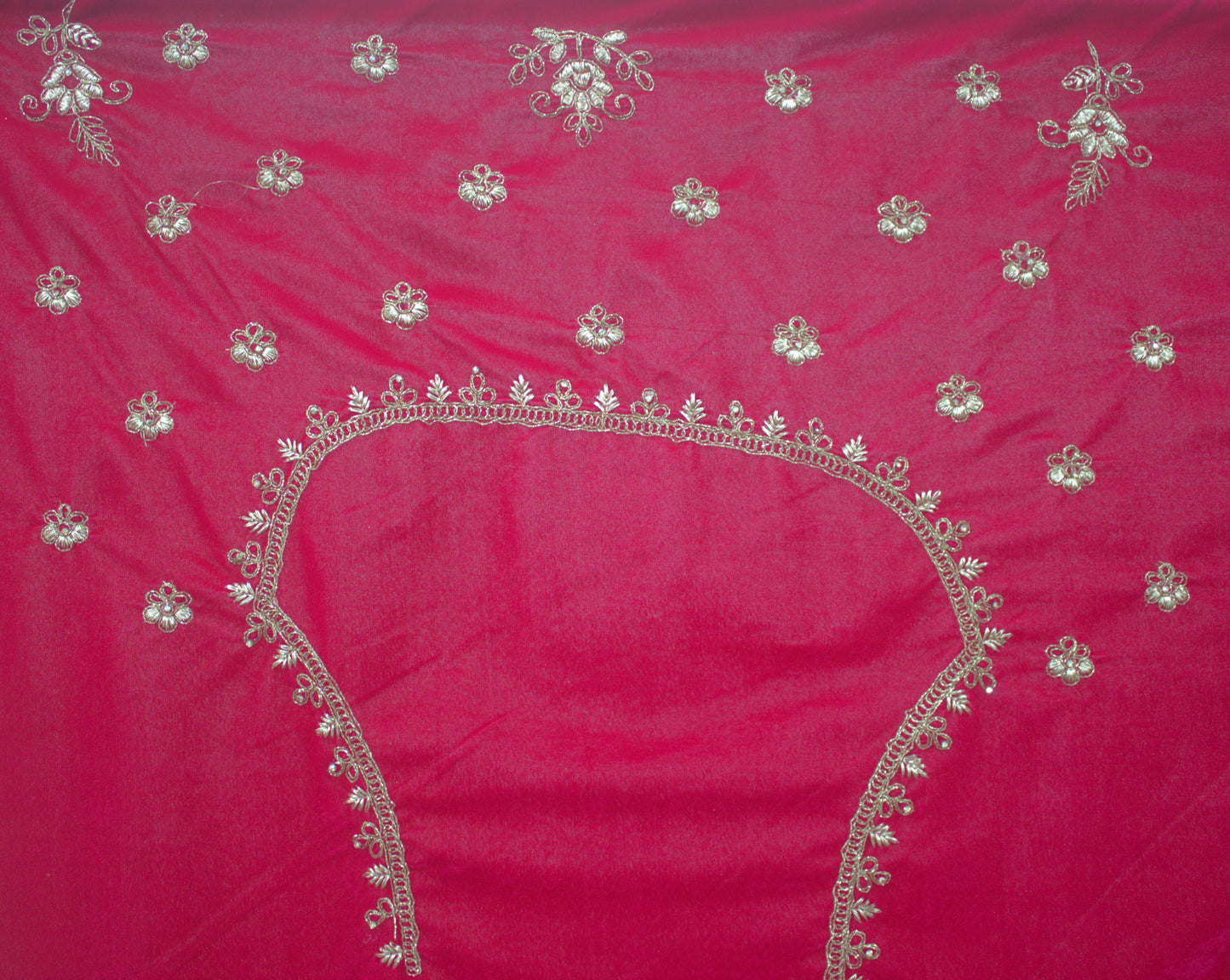 "Pink Embroidered Bridal Lehenga Choli with Intricate Gold Threadwork & Matching Net Dupatta" Product code-1112