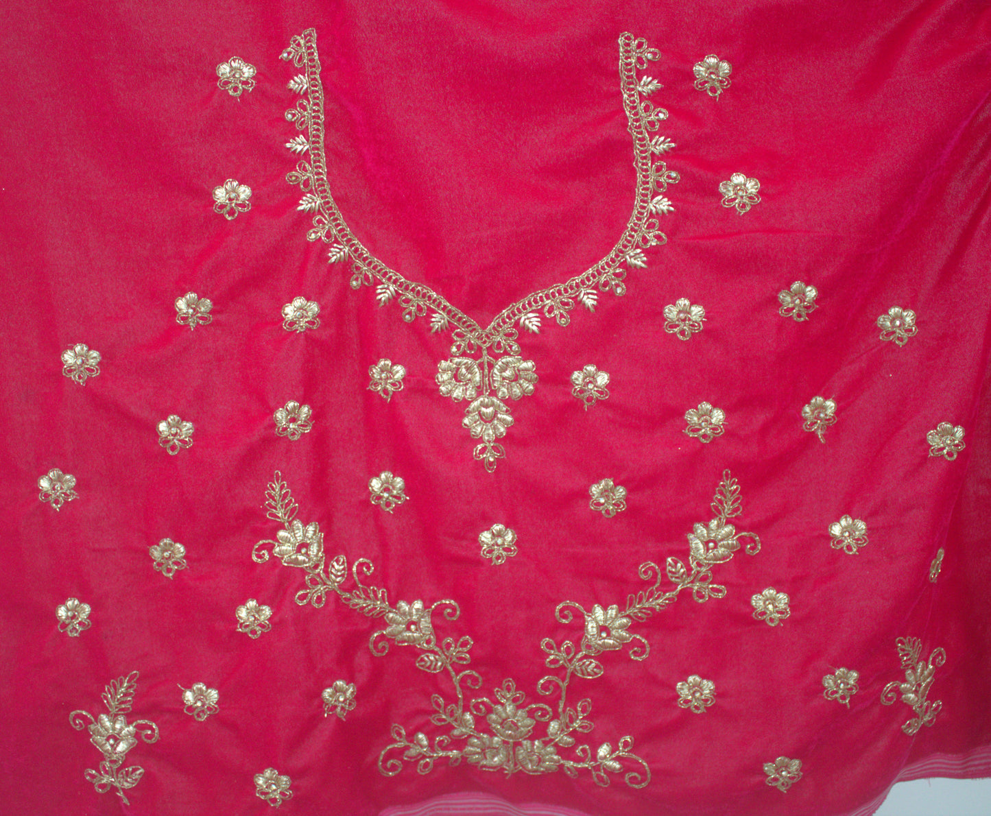 "Pink Embroidered Bridal Lehenga Choli with Intricate Gold Threadwork & Matching Net Dupatta" Product code-1112